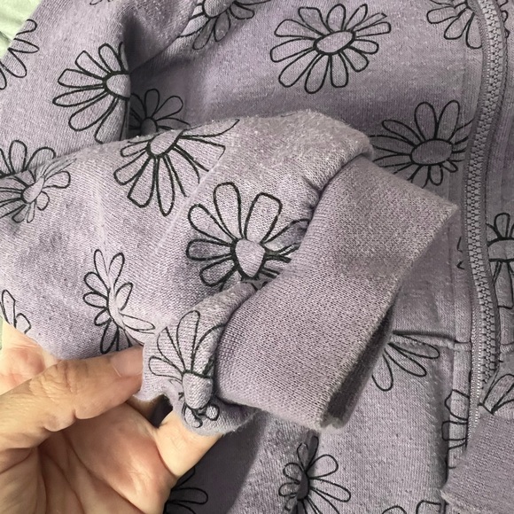 Hooded Zip Up Sweatshirt, 3T - Picture 3 of 4